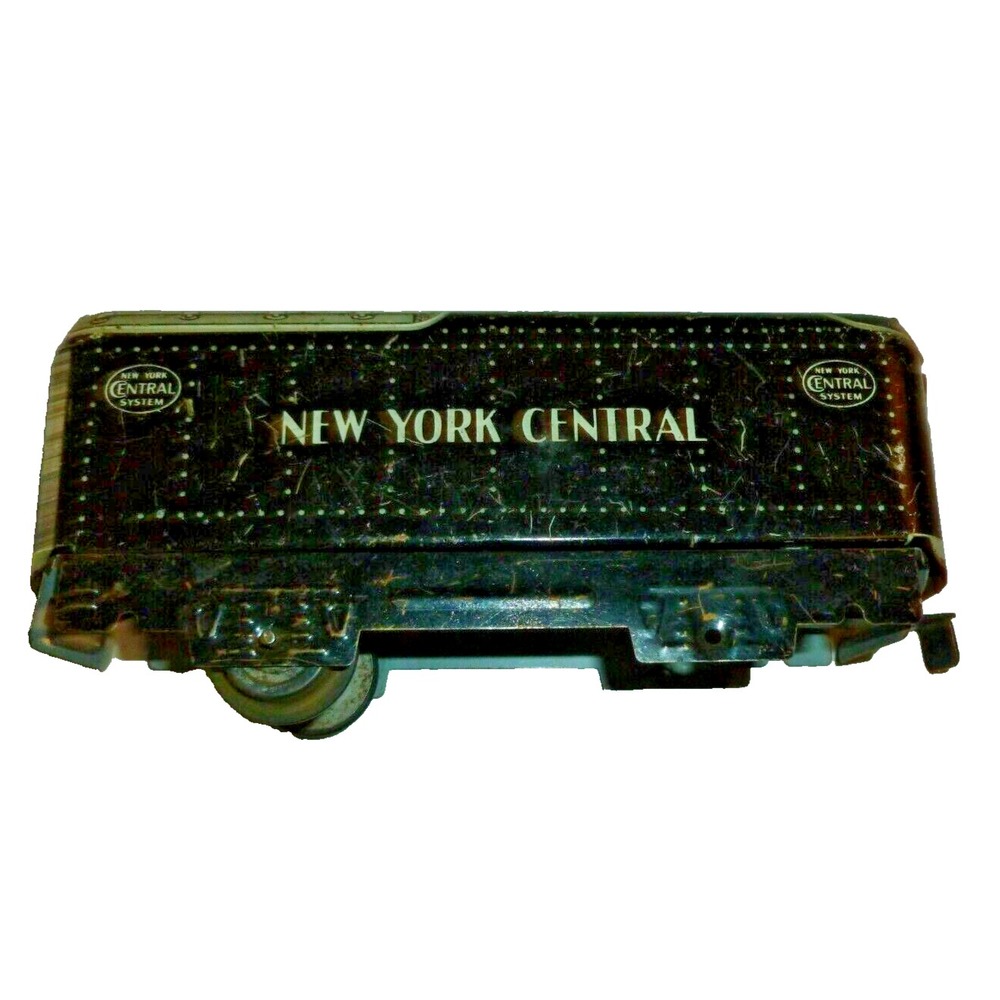 Vintage Marx O Scale NYC 551 New York Central Tin Litho Coal Tender Train Car